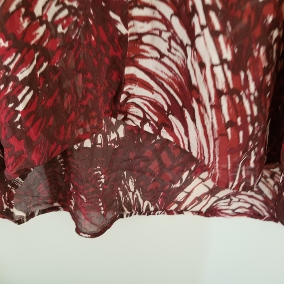 Tamara Mellon Silk Blouse Dolman Sleeve Casual Cover Size 8 - Picture 8 of 8